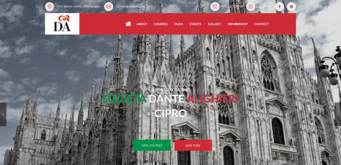 The Dante Alighieri Society